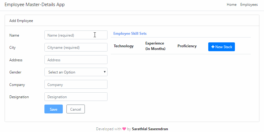 Master-Details App In Angular With Cosmos DB Using Embedded Data Modeling